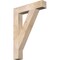 Ekena Millwork Traditional Block Smooth Bracket, Douglas Fir, 3 1/2"W x 20"D x 28"H BKT04X20X28TRA05SDF - alternate 1